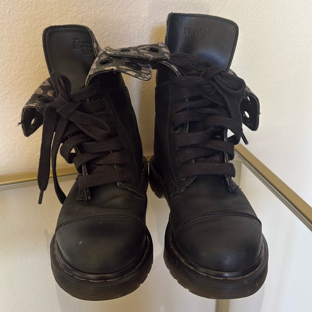 Dr Martens BLACK Aimelie mid calf boot